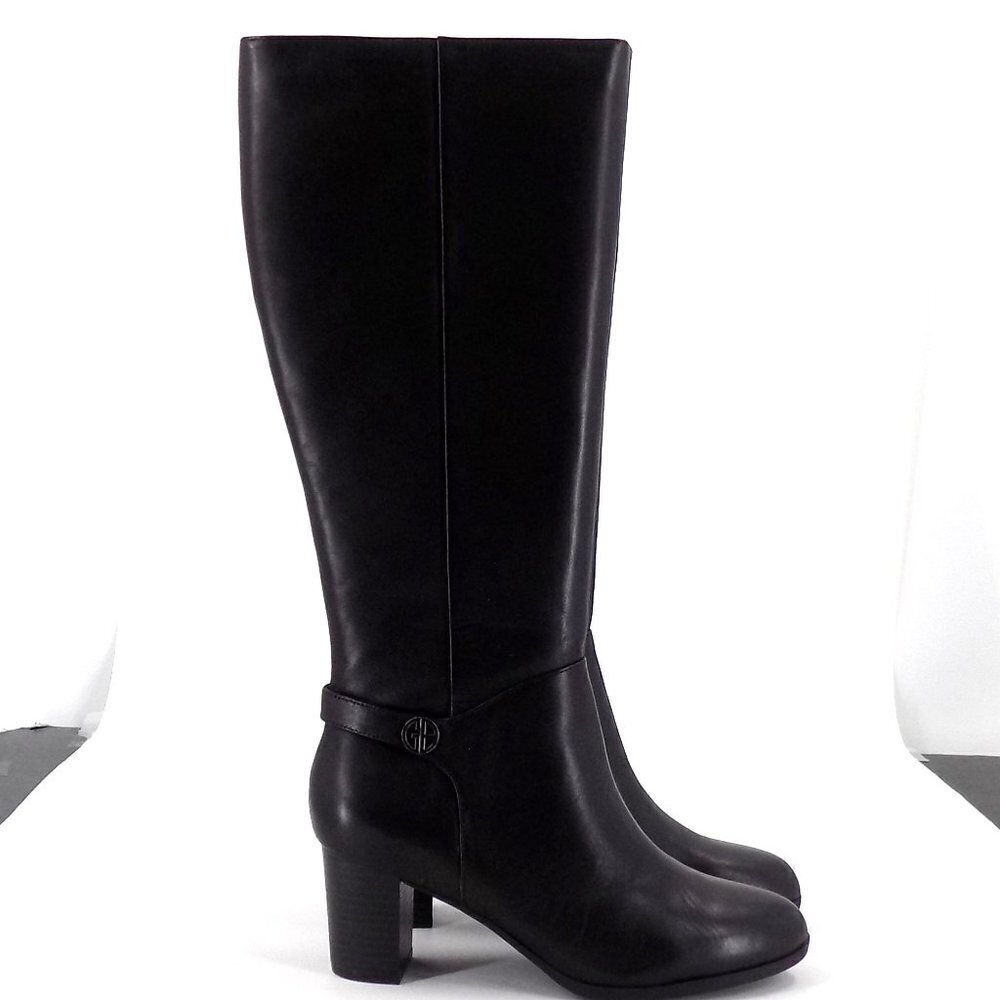 Giani Bernini Black Heeled Boots
